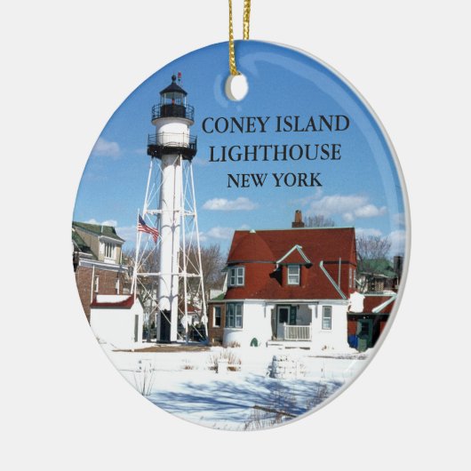 Coney Island Lighthouse, New York Ornament (Links)