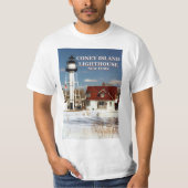 Coney Island Lighthouse, New York T - Shirt (Vorderseite)