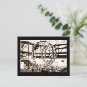 Coney Island Loop The Loop Achterbahn Postkarte (Stehend Vorderseite)