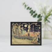 Coney Island, Luna Park, Mondlicht, Vintag Postkarte (Stehend Vorderseite)