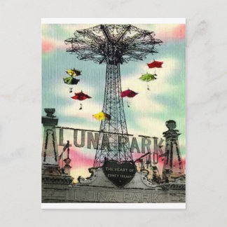 Coney Island Luna Park Vergnügungspark Brooklyn Postkarte