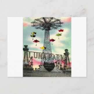 Coney Island Luna Park Vergnügungspark Brooklyn Postkarte
