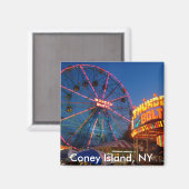 Coney Island Magnet (Vorderseite/Rückseite)