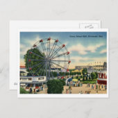 Coney Island Mall, Cincinnati, Ohio Vintag Postkarte (Vorne/Hinten)