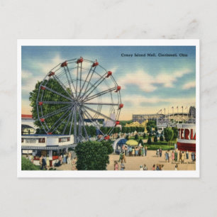 Coney Island Mall, Cincinnati, Ohio Vintage Postkarte