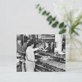 Coney Island Nathan's Hotdog-Stand Postkarte (Stehend Vorderseite)