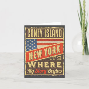 Coney Island New York _1 Karte