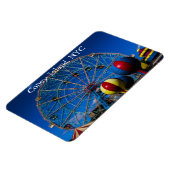 Coney Island New York City Foto Magnet (Linke Seite)