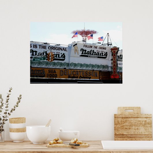 Coney Island, New York City Foto Poster (Küche)