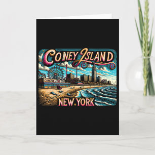 Coney Island New York Reise Sommer Familienurlaub Karte