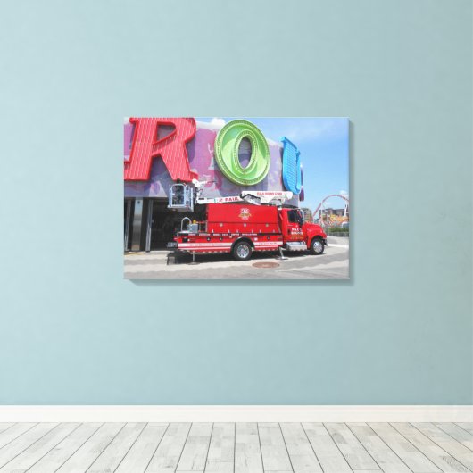 Coney Island, New York, USA Leinwanddruck (Insitu (Holzboden))