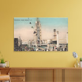 Coney Island, NY - Dreamland Ride Leinwanddruck (Insitu (Wohnzimmer))