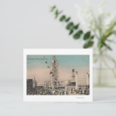 Coney Island, NY - Dreamland Ride Postkarte (Stehend Vorderseite)