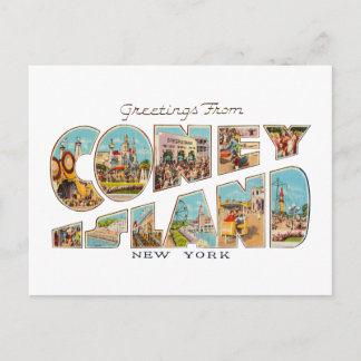 Coney Island NY Postkarte