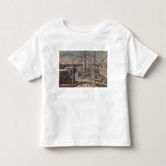 Coney Island, NY - schießen Sie die Schutes Fahrt Kleinkind T-shirt (Vorderseite)