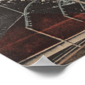 Coney Island, NY - Shoot the Schutes Ride Poster (Ecke)