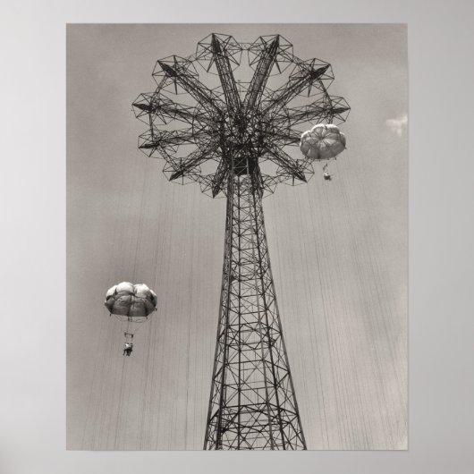 Coney Island Parachute Jump Poster (Vorne)
