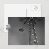Coney Island Parachute Jump Postkarte (Vorne/Hinten)