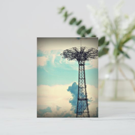 Coney Island Postcard Postkarte (Stehend Vorderseite)