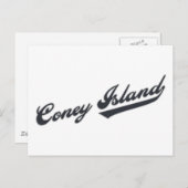 Coney Island Postkarte (Vorne/Hinten)