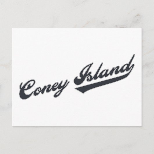 Coney Island Postkarte (Vorderseite)