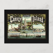 Coney Island Postkarte (Vorderseite)