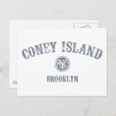Coney Island Postkarte (Vorne/Hinten)