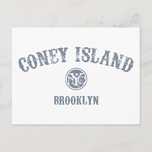 Coney Island Postkarte (Vorderseite)