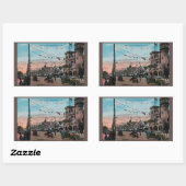 Coney Island Rechteckiger Aufkleber (Blatt)