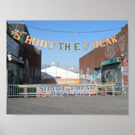 Coney Island schießt das Freak Poster