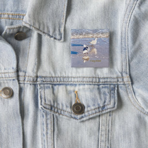 Coney Island Seagulls Button
