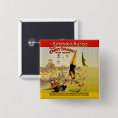 Coney Island Sideshow Poster Button (Vorne & Hinten)