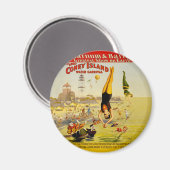 Coney Island Sideshow Poster Magnet (Vorderseite/Rückseite)