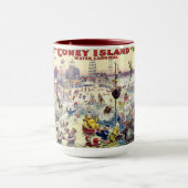 Coney Island Water Carnival, 1898 Tasse (Zentrum)