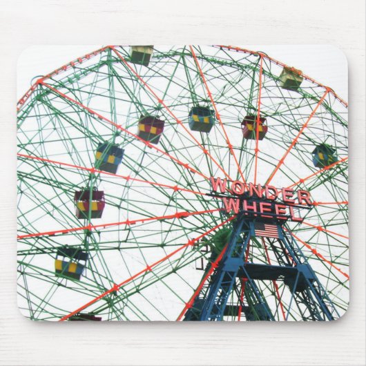 Coney Island Wonder Wheel Brooklyn New York City Mousepad (Vorne)