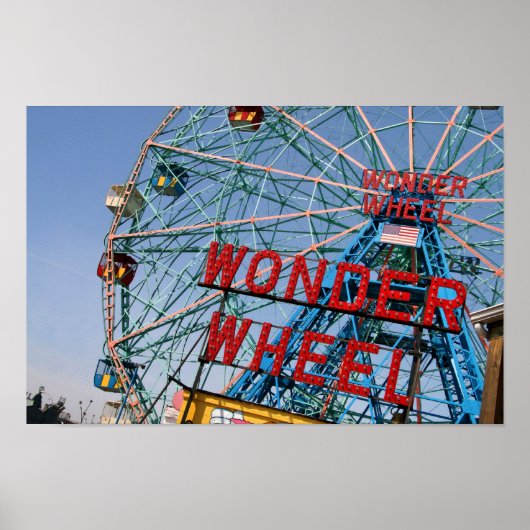 Coney Island Wonder Wheel Poster (Vorne)