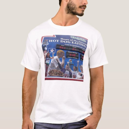 Coney Island-Würstchen T-Shirt (Vorderseite)
