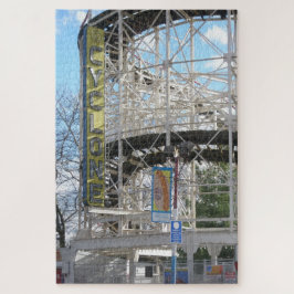 Coney Islands Cyclone Roller Coaster Jigsaw Puzzle