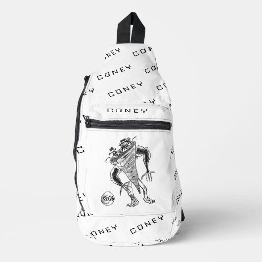 CONEY Robot Kid's Sling Bag (Vorderseite)