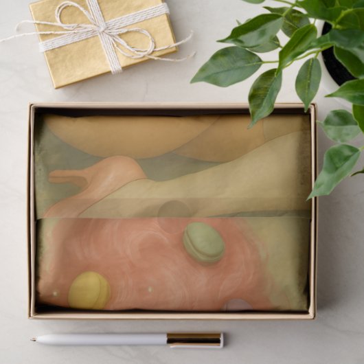 Confection Daydream – Pastel Macaron Rococo Seidenpapier (Geschenk)