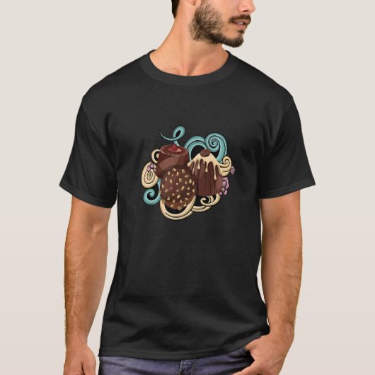 Confectioner Baking Dessert Cake Cookie T-Shirt (Vorderseite)
