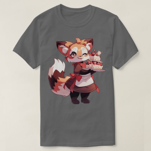 Confectioner Red Panda 3 T-Shirt (Design vorne)