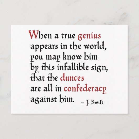 Confederacy der Klassenletzter Postkarte (Vorderseite)