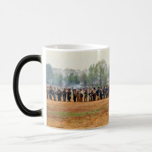 Confederate Line of Battle Coffee Mug Verwandlungstasse (Links)