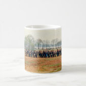Confederate Line of Battle Coffee Mug Verwandlungstasse (Mittel)