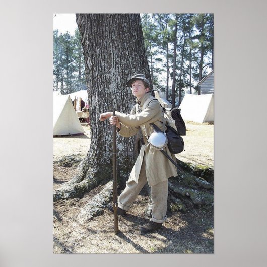 Confederate Soilder Poster (Vorne)