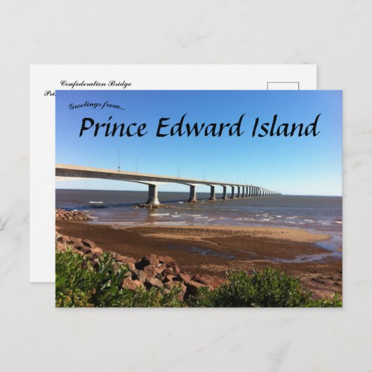 Confederation Brice Prince Edward Island Kanada Postkarte (Vorne/Hinten)