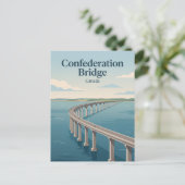 Confederation Bridge Kanada Postkarte (Stehend Vorderseite)