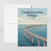 Confederation Bridge Kanada Postkarte (Vorne/Hinten)