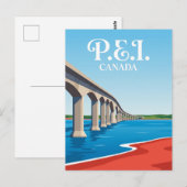 Confederation Bridge Kanada Postkarte (Vorne/Hinten)